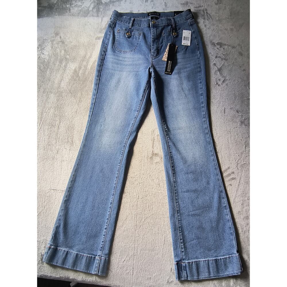 Nanette Lepore "Jolie" Super HIgh Rise Bootcut Jeans Size 10 - NWT